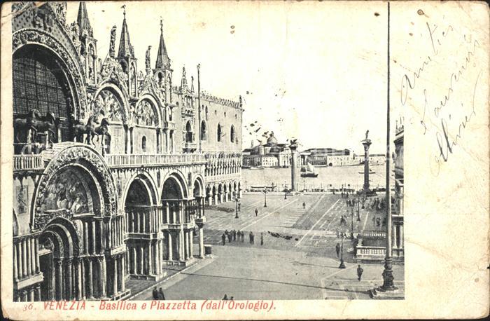 Venezia Venedig Basilica e Plazetta