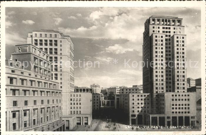 Genova Genua Liguria Via Dante
