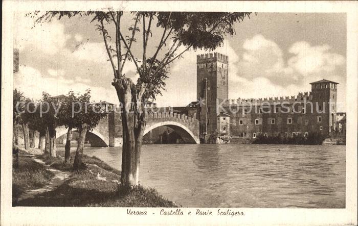 Verona Veneto Castello e Ponte Scaligero