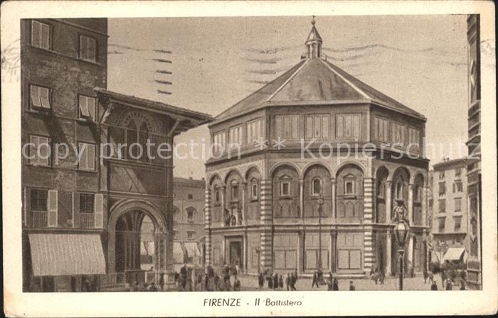 Firenze Florenz Il Battistero