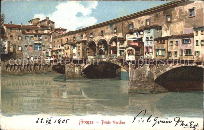 Firenze Florenz Ponte Vecchio