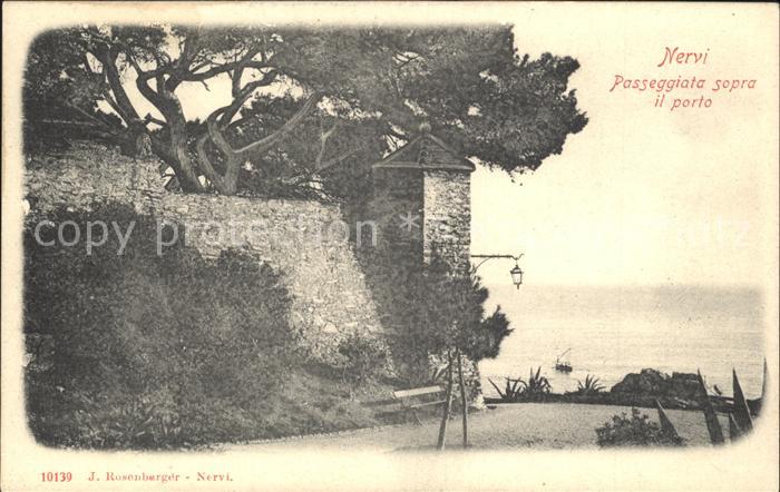 Nervi Passeggiata sopra il Porto