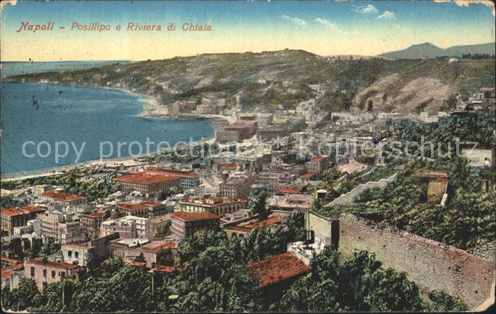 Napoli Neapel Posillipo e Riviera di Chiaia
