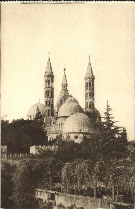 Padova Chiesa del Santo veduta dall Villa Treves