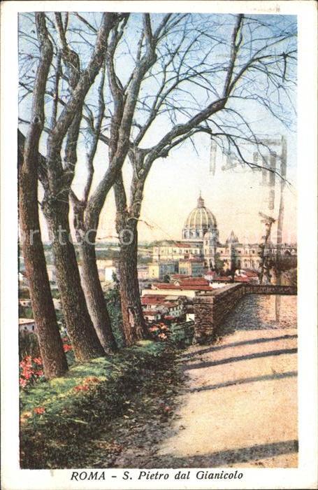 Roma Rom S. Pietro dal Gianicolo