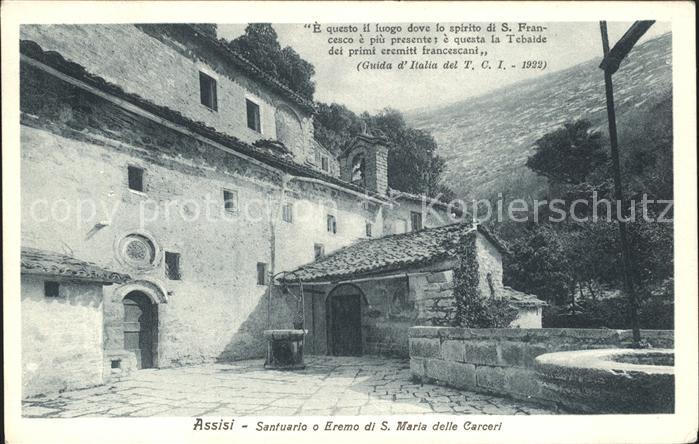 Assisi Umbria Santuario o Eremo di S. Maria delle Carceri