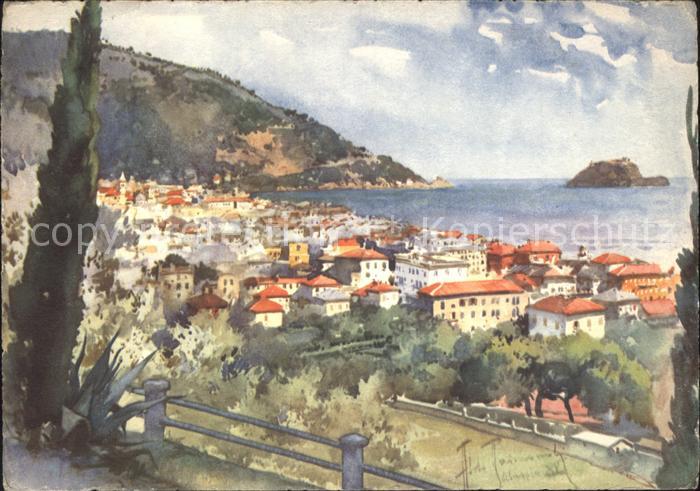 ALAssIO Savona Liguria IT Con Isole Gallinara Kuenstlerkarte