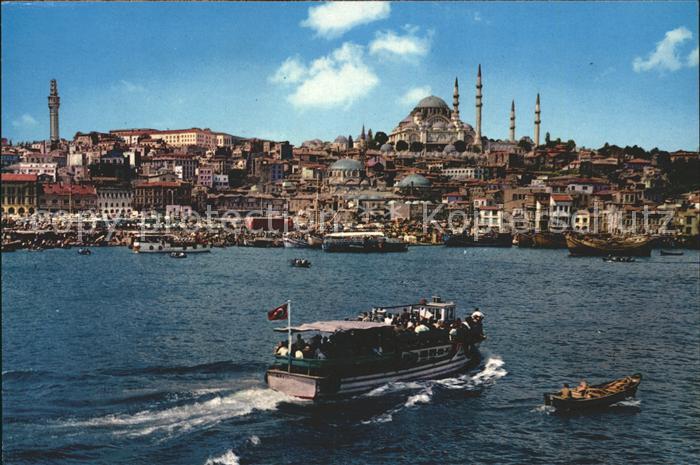 Istanbul Constantinopel Golden Horn an Mosque of Soliman
