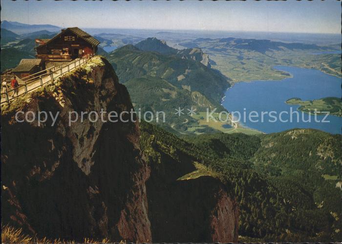 Schafberg Salzkammergut Himmelspforte-Huette Fliegeraufnahme