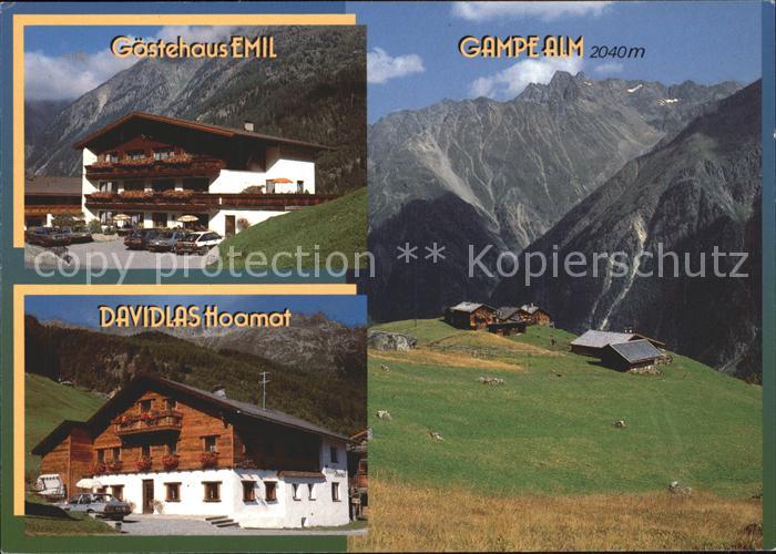 Soelden oetztal Innerwald Gaestehaus Emil Davidlas Hoamat
