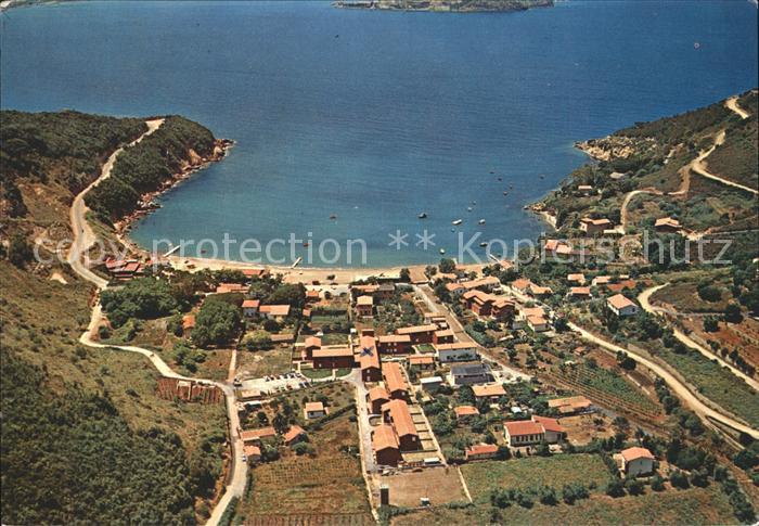 Italien Italia Italy Isola Elba Residence Bagnaia Lido Fliegeraufnahme