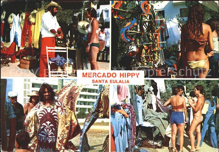 Ibiza Islas Baleares Mercado Hippy Santa Eulalia