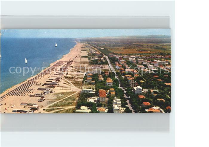 Cesenatico Fliegeraufnahme Strand