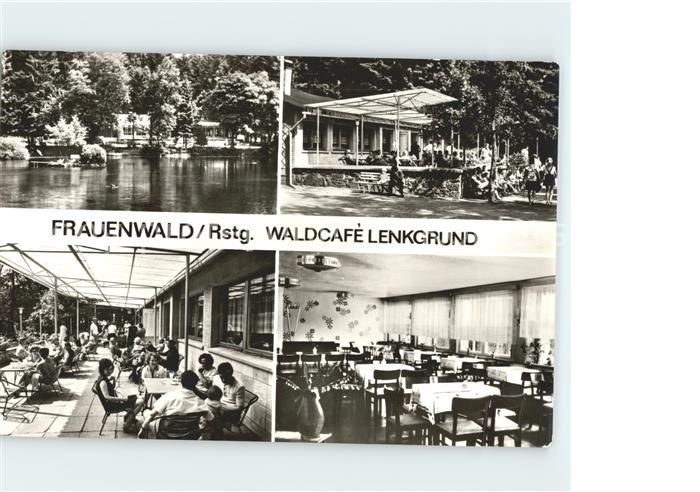 Frauenwald Thueringen Waldcafe' Lenkgrund