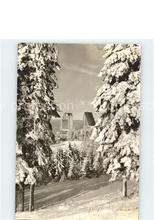 Oberhof Thueringen Blick zum Interhotel Panorama