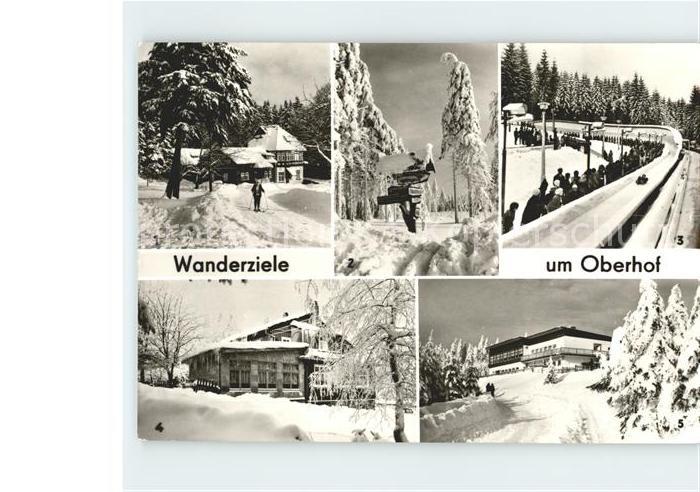 Oberhof Allgaeu Rennschlittenbahn Forsthaus