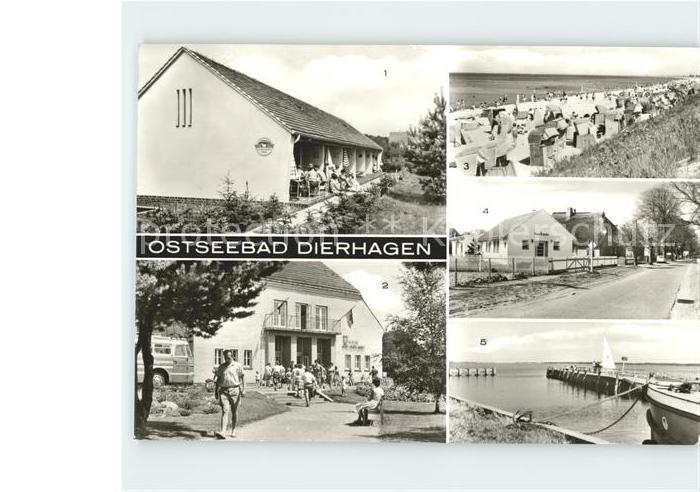 Dierhagen Ostseebad Hafen Strand