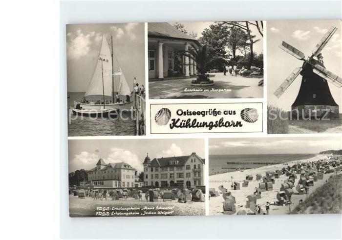 Kuehlungsborn Ostseebad Lesehalle Kurgarten