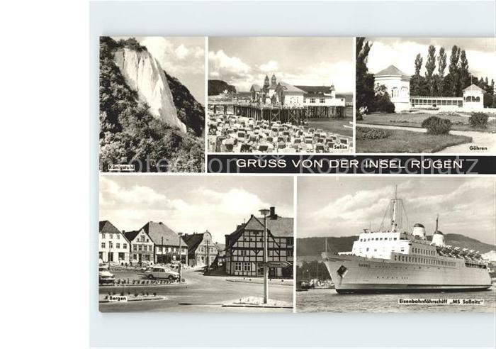 Ruegen Eisenbahnfaehrschiff MS Sassnitz