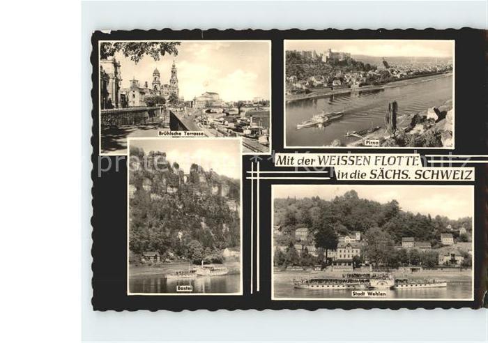 Koenigstein Saechsische Schweiz Bastei