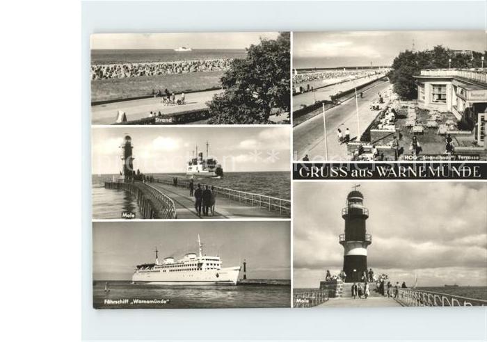 Warnemuende Ostseebad Faehrschiff Warnemuende