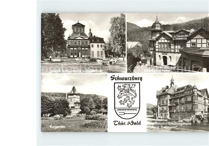 Schwarzburg Thueringer Wald Kurgarten Schloss