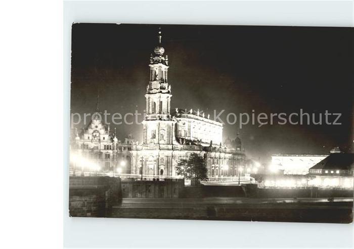 DRESDEN Elbe Katholische Hofkirche