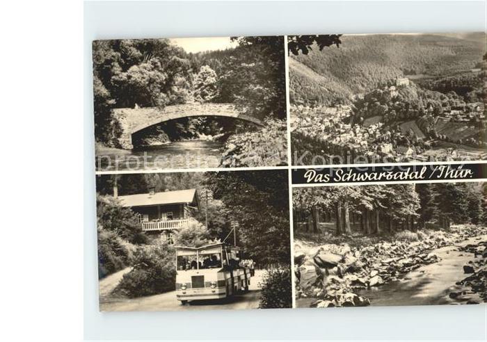 Schwarzatal Bruecke Bus