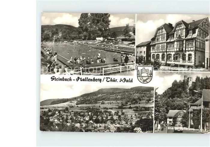 Steinbach-Hallenberg Schwimmbad FDGB Erholungsheim Fortschritt Hallenberg