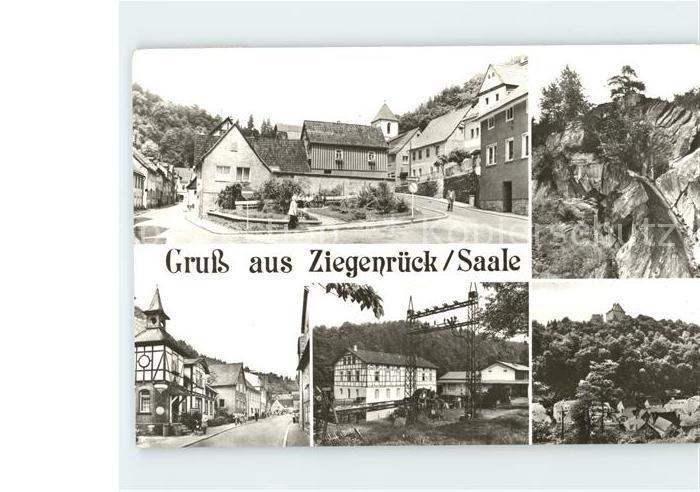 Ziegenrueck Saale Markt Krichstrasse Naturdenkmal Kulmschichten Strasse Einheit