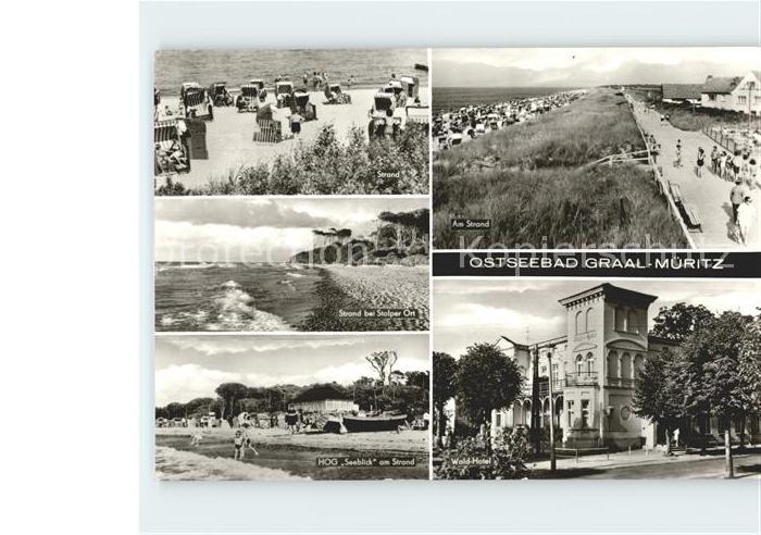 Graal-Mueritz Ostseebad Strand Stolper Ort Seeblick am Strand Wald Hotel