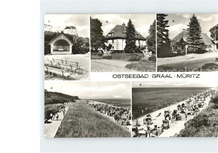 Graal-Mueritz Ostseebad Musikpavillon Kliniksanatorium Richard Assmann Gaertener