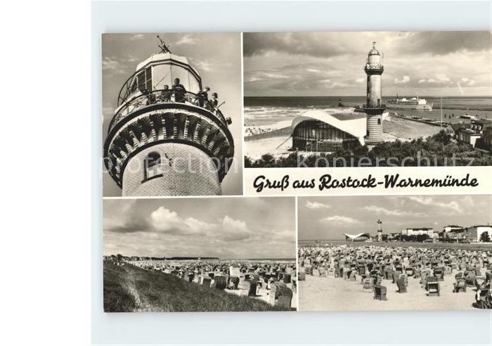 Rostock-Warnemuende Leuchtturm Strand