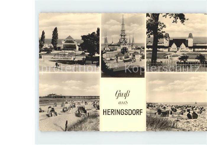 Heringsdorf Ostseebad Usedom Strand Buehne