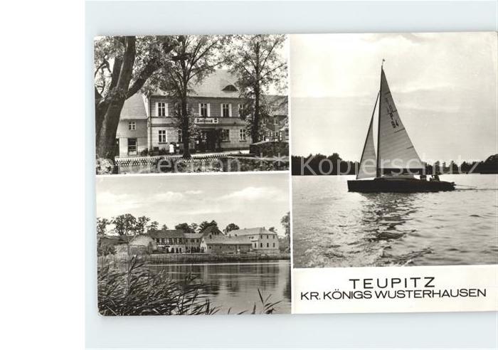 Teupitz Segelboot Kr Koenigs Wusterhausen Rathaus