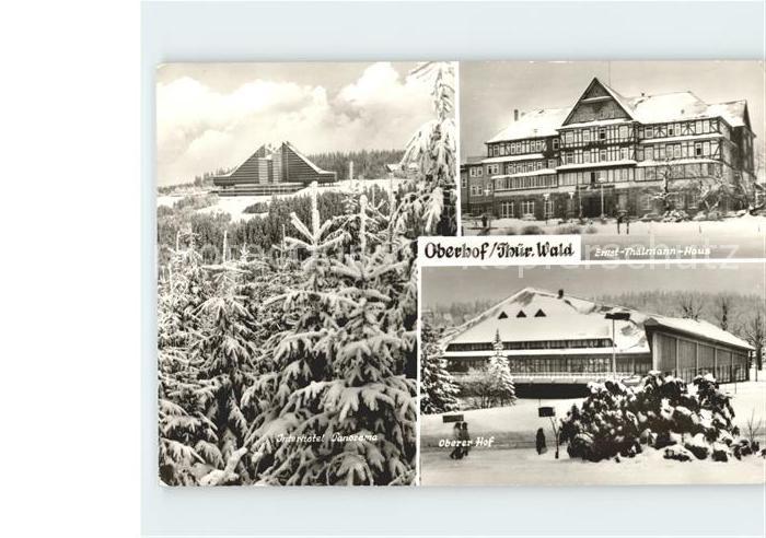 Oberhof Thueringen Ernst Thaelmann Haus Oberer Hof