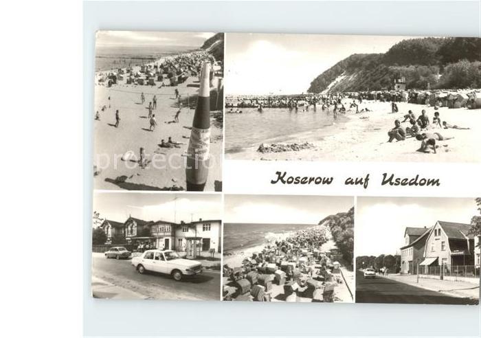 Koserow Ostseebad Usedom Strand Haeuser