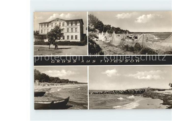 Thiessow Ostseebad Ruegen Kurhaus Strandhotel Strand