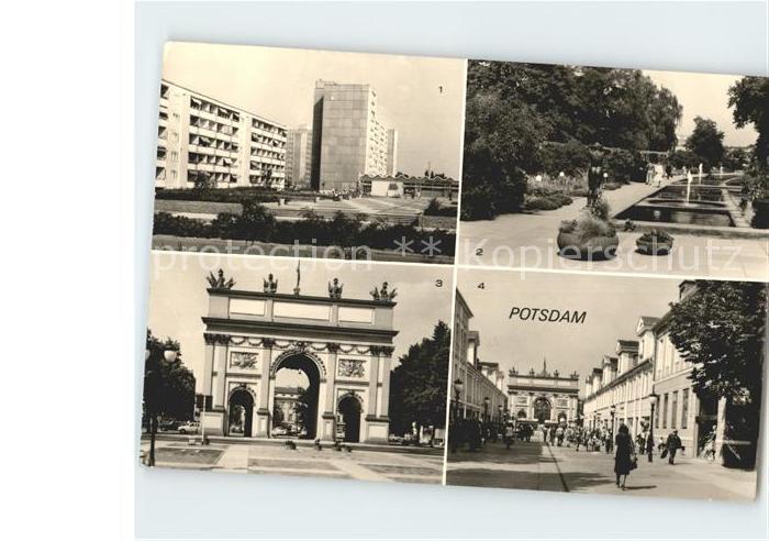 Potsdam Hans Marchwitza Strasse Freundschaftsinsel Brandenburger Tor Klement Got