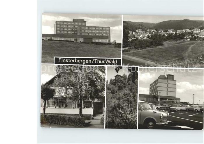 Finsterbergen FDGB Erholungshiem Wilhelm Pieck Gaststaette Waldschloesschen Bloc