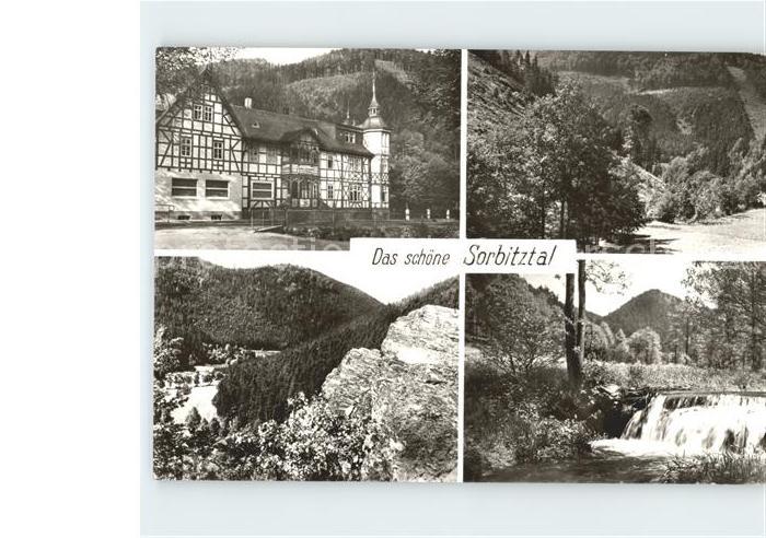 Sitzendorf Thueringen Sorbitztal Ortsansichten