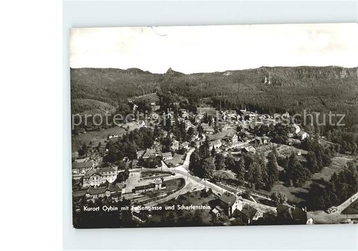 Oybin Sachsen Felsengasse Scharfenstein