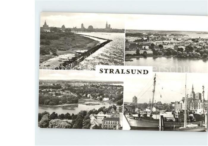 Stralsund Mecklenburg Vorpommern Hafen Strand Teilansichten