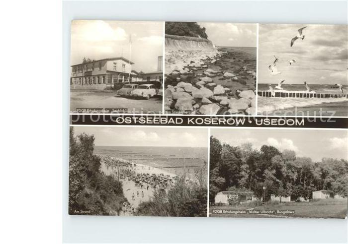 Koserow Ostseebad Usedom Erholungsheim Seeblick Streckelberg Erholungsheim Walte