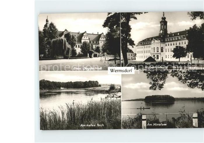 Wermsdorf Ehem Jagdschloss Hubertusburg Horstsee Teich