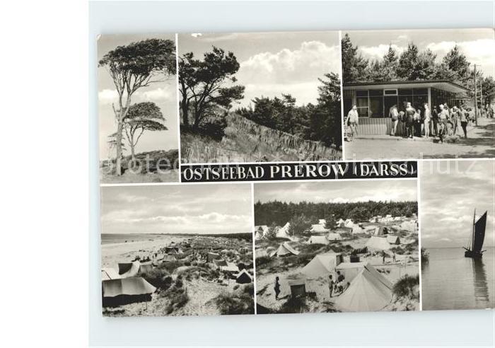 Prerow Ostseebad Zeltplatz Strand Segelboot
