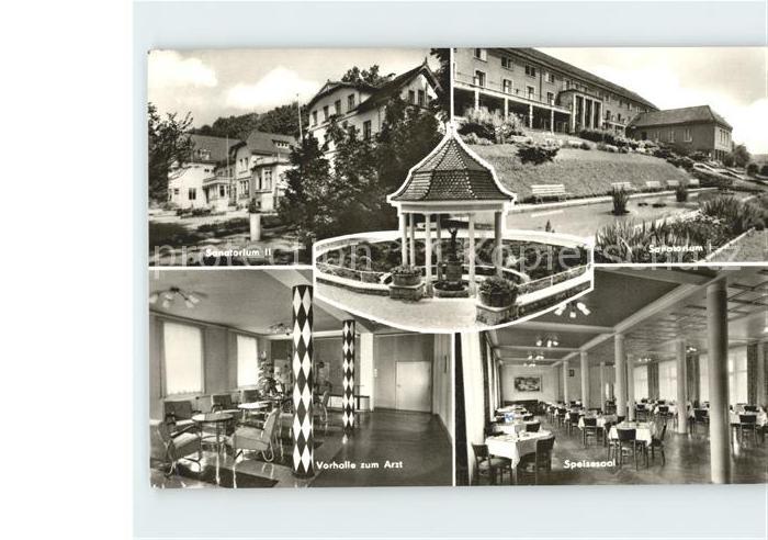 Bad Berka Sanatorium Vorhalle Speisesaal