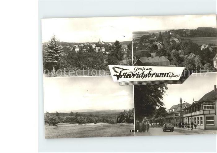 Friedrichsbrunn Harz Brocken HO Hotel Zum Ramberg FDGB Erholungsheim Gustav Zabe