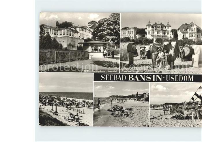 Bansin Ostseebad FDGB Erholungsheim Seeschloss Bansiner Hof