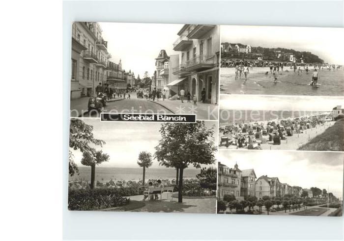 Bansin Ostseebad Strand Strassenansicht